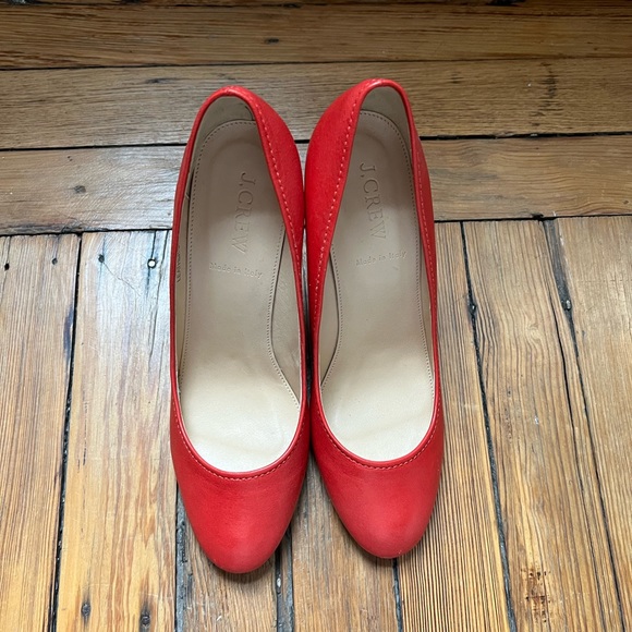 J. Crew Mona Pump in Red Brick - Picture 3 of 10